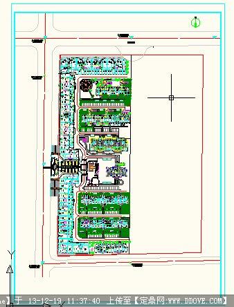 小区cad规划平面图