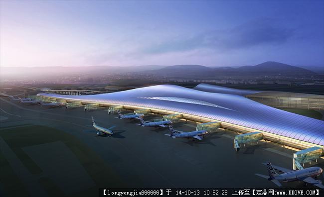 重庆飞机场建筑设计效果图