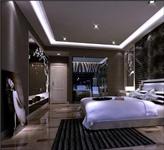 现代风格3d卧室模型（带材质）