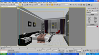 卧室3D效果图模型