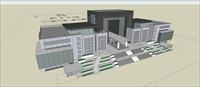 Sketch Up 精品模型---现代风格政府办公楼