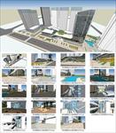 Sketch Up 精品模型---现代高层商业办公楼及细部设计