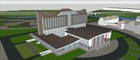 Sketch Up 精品模型---阿尔山政府办公楼最终方案