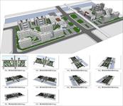 Sketch Up 精品模型---办公、居住综合区规划方案