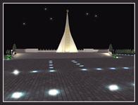 烈士陵园纪念碑3DMAX