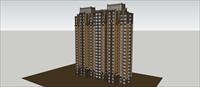 Sketch Up 精品模型---新古典风格高层住宅单体38