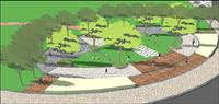 街头游园园林景观设计SU精致草图大师模型