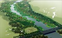 某河两岸带状公园景观设计方案展板2005文本