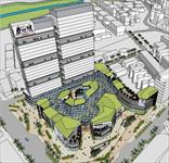 城市大型商业广场建筑设计方案SU(草图大师)精致设计模型