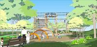 儿童扩展游乐区园林景观设计方案SketchUp精致设计模型