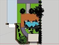 庭院规划设计景观SU(草图大师)模型