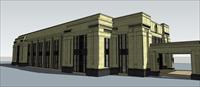 Sketch Up 精品模型----新古典欧式会所建筑设计方案模型