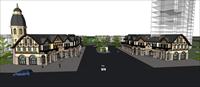 Sketch Up 精品模型----英式小镇会所建筑规划设计方案