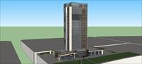 Sketch Up 精品模型----高层商业办公楼建筑设计模型