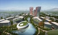 杭州西溪湿地项目建筑规划设计效果图