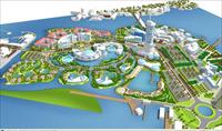 海岛旅游开发规划方案SU(草图大师)精致设计模型