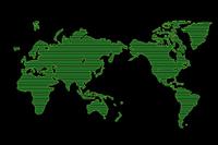 世界地图CAD板块