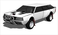 sketchup模型 汽车 09