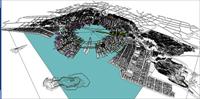 深圳前海城市规划方案SketchUp精细设计模型