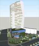 高端酒店式公寓大厦SketchUp精细设计模型