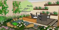 别墅前后庭院景观方案SketchUp精细设计模型