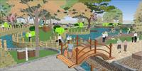 社区公园景观方案SketchUp精细设计模型